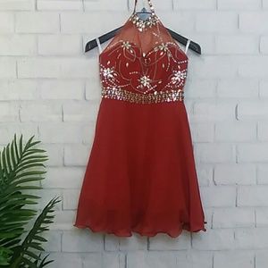 A line cocktail dress